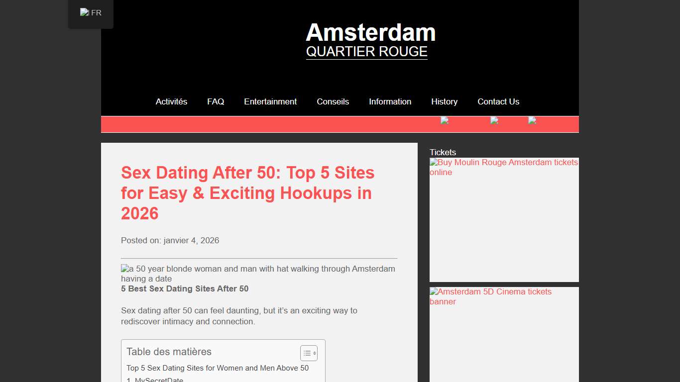 Sex Dating After 50: Top 5 Sites for Casual Sex in 2026 |